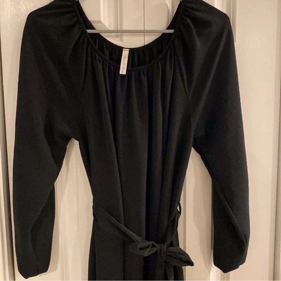Pinkblush Black Long Sleeve Dress - Picture 4 of 4